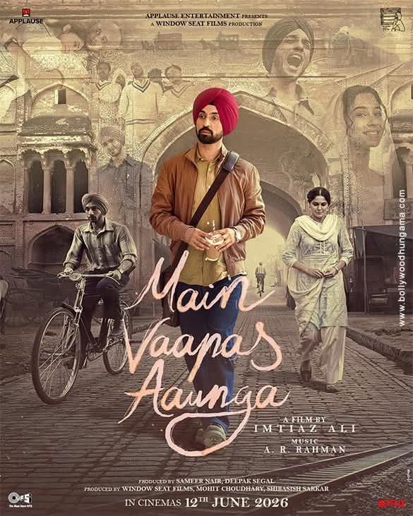 Main Vaapas Aaunga movie poster — watch online in full HD in Pakistan for PKR 50 on Zeeflix Movies