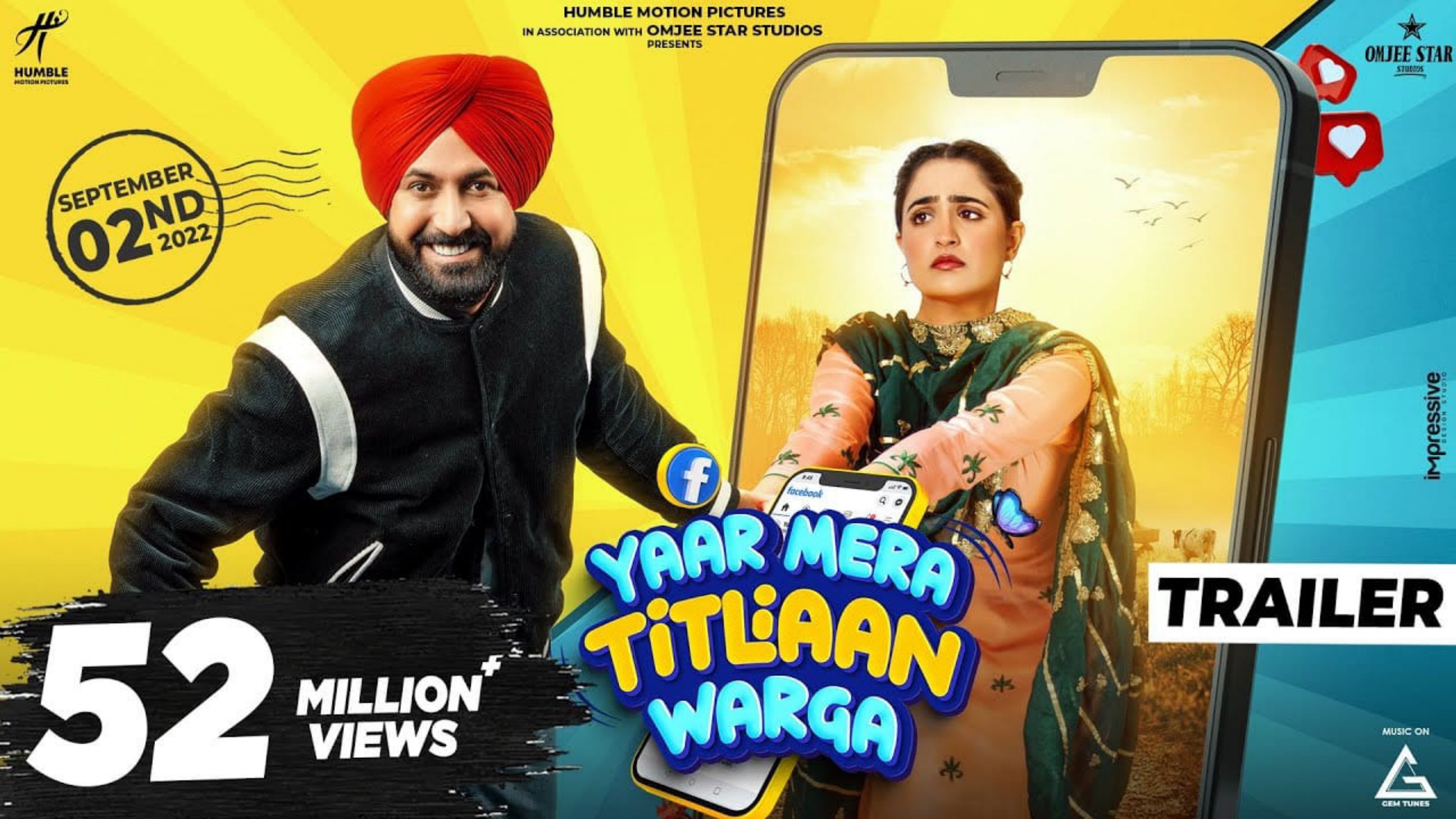 Yaar Mera Titlaan Warga poster