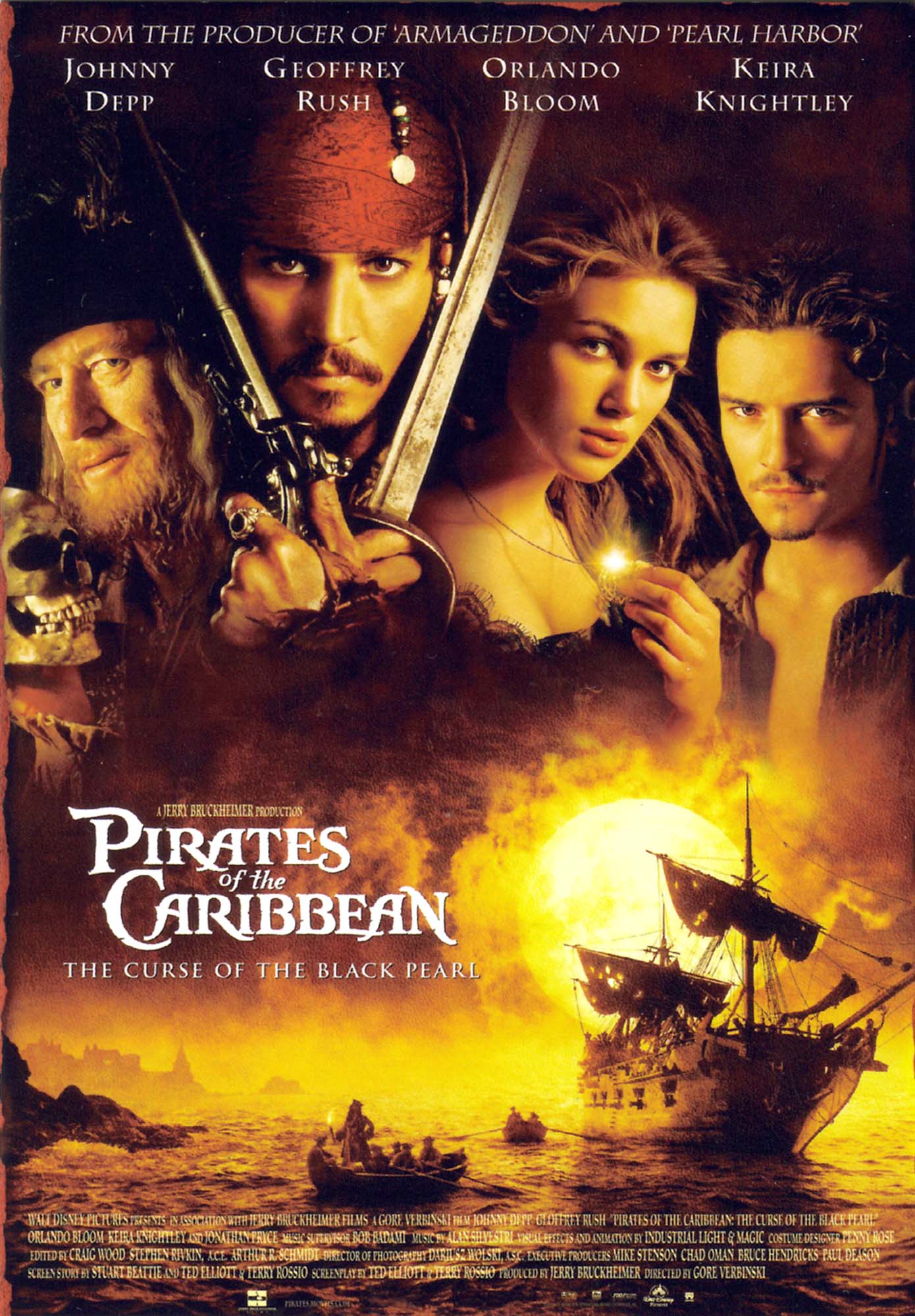 Pirates of the Caribbean: The Curse of the Black Pearl poster