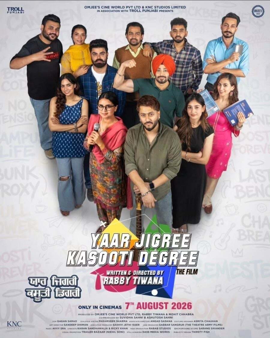 Yaar Jigree Kasooti Degree The Film poster