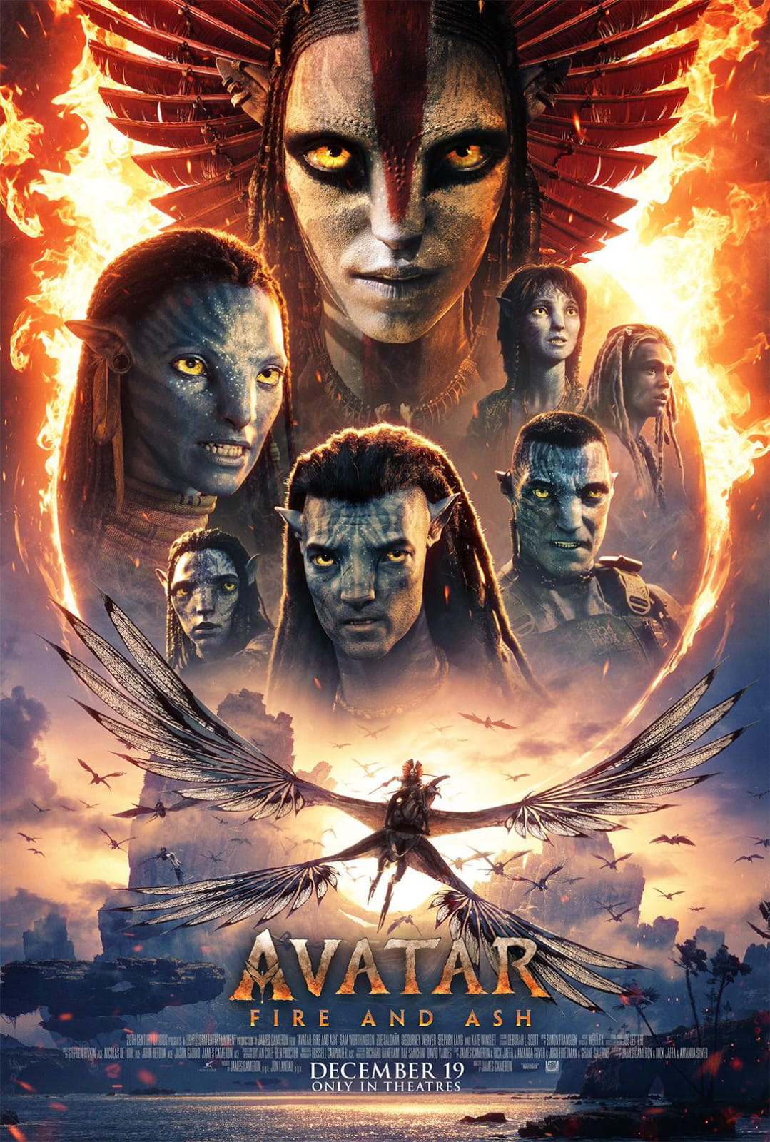 Avatar: Fire and Ash poster