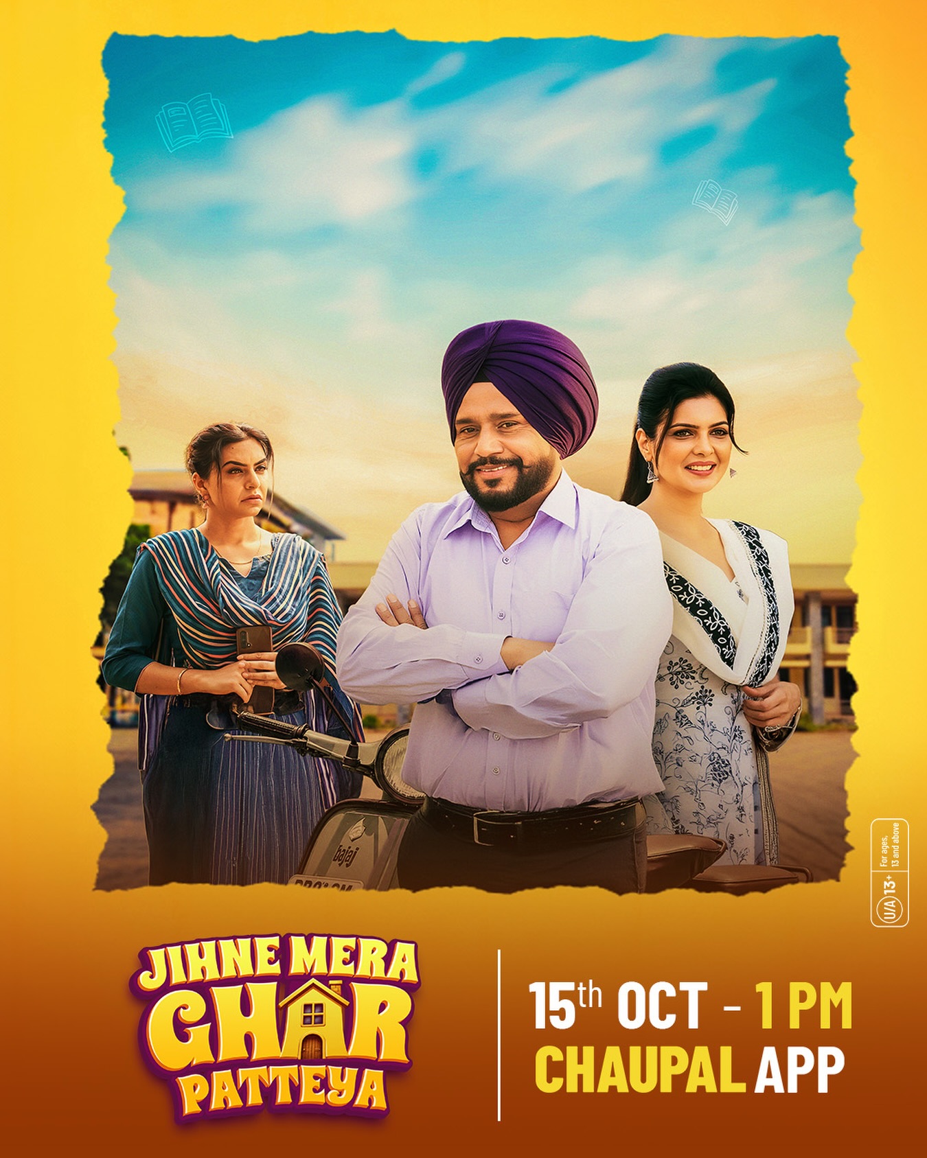 Jihne Mera Ghar Patteya poster